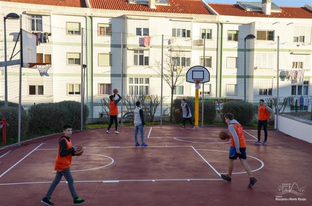 Inauguração do campo de basquetebol, Parque 2 de abril - Projeto Vencedor da II Edição do OP 