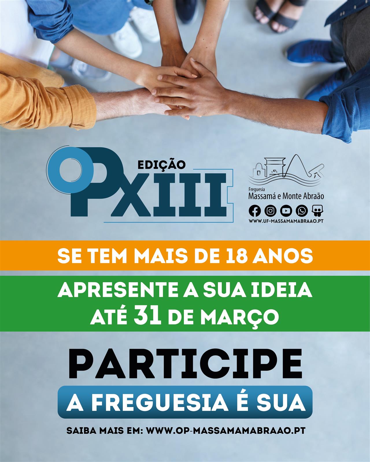 13.ª edição do Orçamento Participativo de Massamá e Monte Abraão