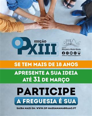 13.ª edição do Orçamento Participativo de Massamá e Monte Abraão